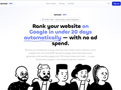 Rank your website on Google in under 20 days automatically — with no ad spend.