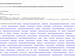 Extract backlinks