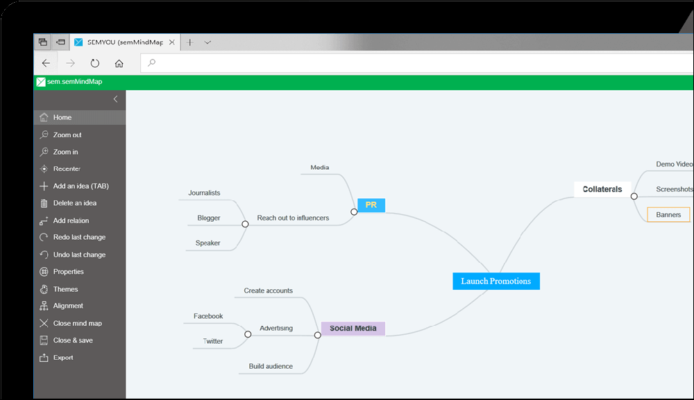 SEMYOU mindMAP Screenshot 1