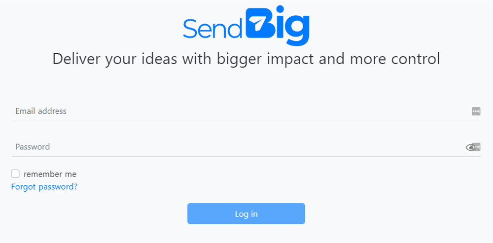 SendBig Screenshot 1