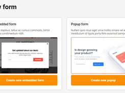 Embedded forms & Pop-ups