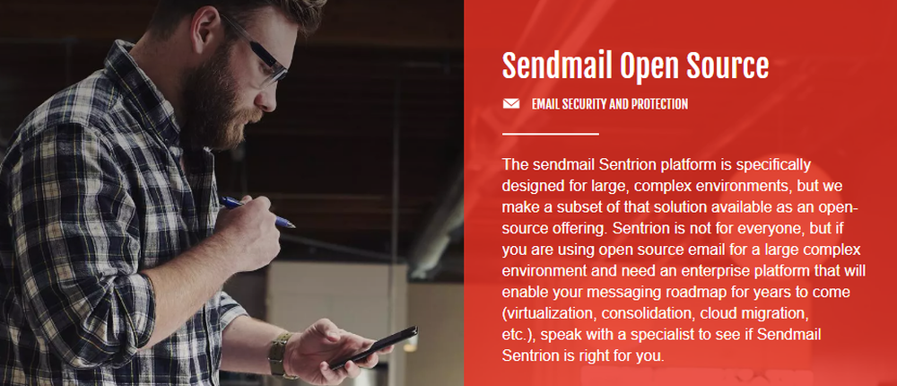 Sendmail Screenshot 1