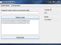 Files selected