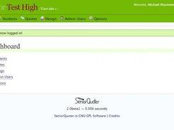 2.0beta1 Admin Dashboard