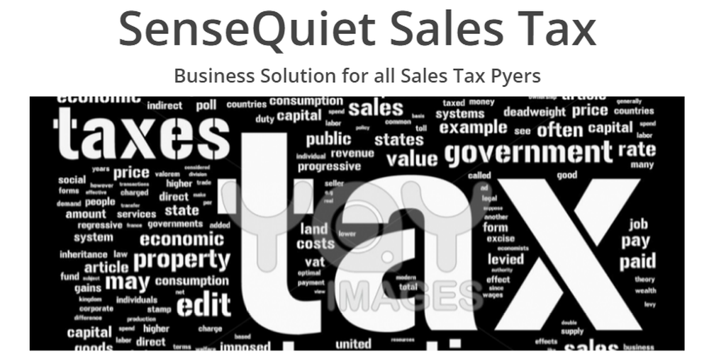 SenseQuiet Sales Tax Screenshot 1