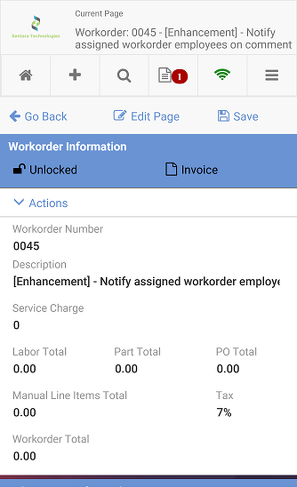 Sentara WorkForce Screenshot 1