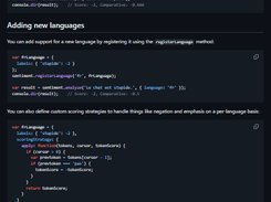 sentiment Screenshot 1
