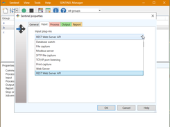 SENTINEL Manager with different input plug ins for REST API