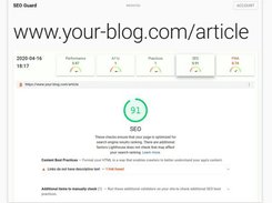 SEO Guard Screenshot 1