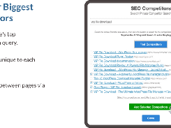 Find your biggest competitors
