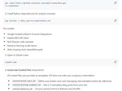 SEO Machine Screenshot 1