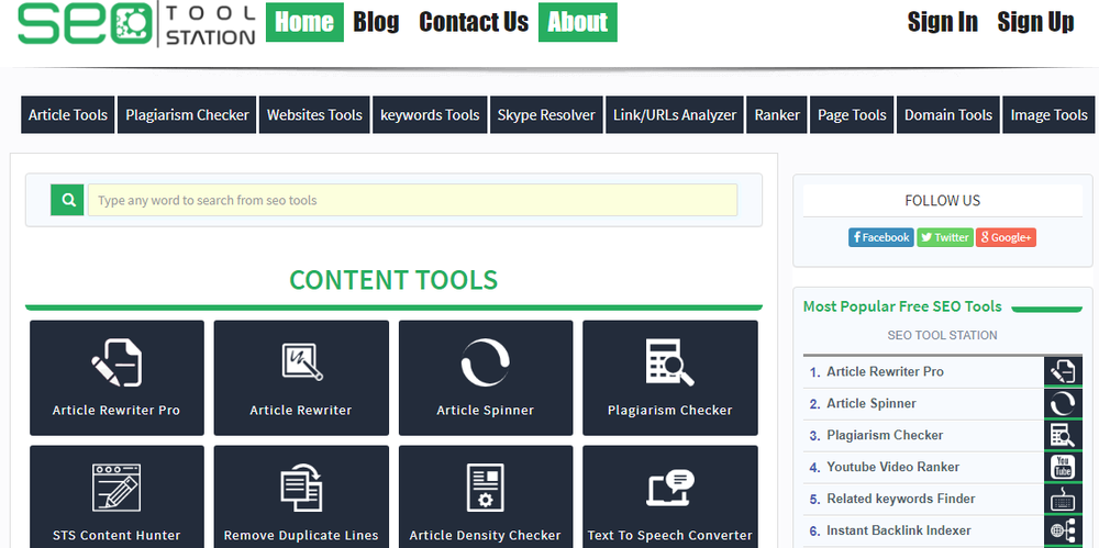 Seo Tool Station Screenshot 1