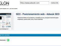 Analisis de una página / website analyzer