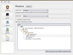 Restore selection.