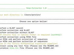 Main Interface on MAC OSX