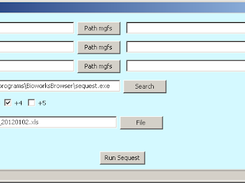 SequestGui Main Window