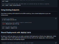 SERA CLI Screenshot 1