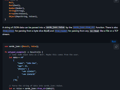 Serde JSON Screenshot 1