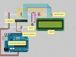 serialLCD hardware schematic