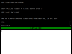 Decoding W1AW Propagation Bulletin