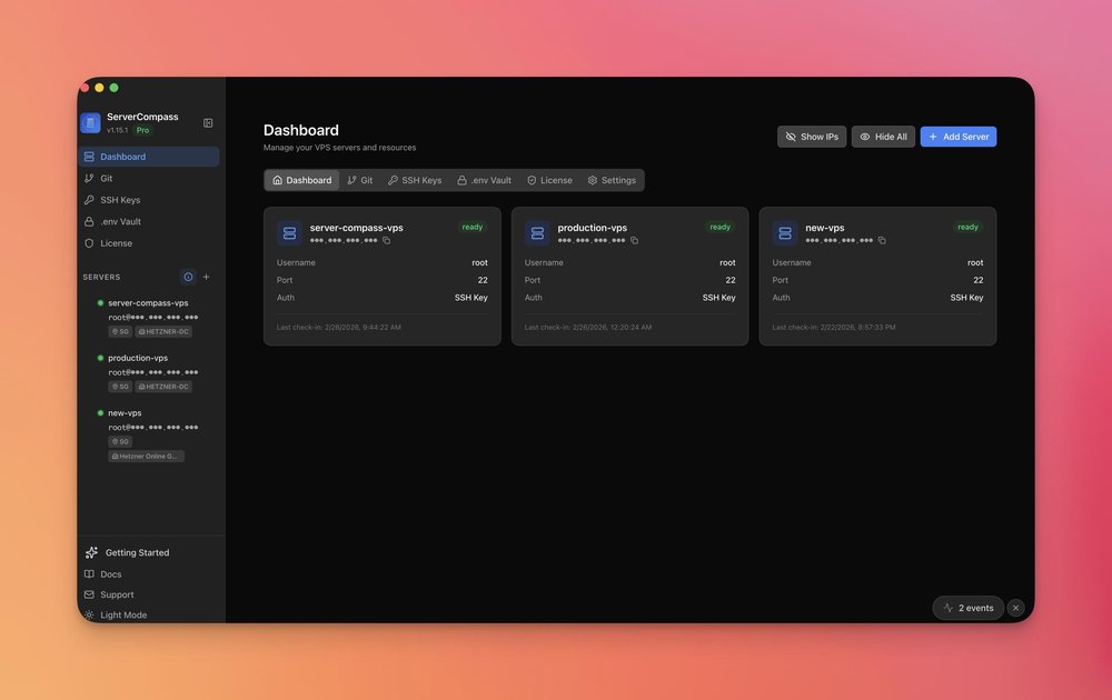 Manage multiple servers at once