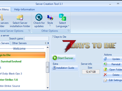 Server Creation Tool Version 3.1