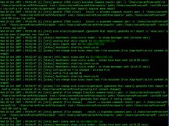 Portion of serverM log output (non syslog)