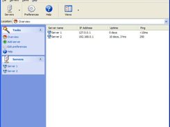 This is the main window layout of the first CVS version