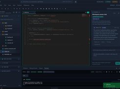 Complete browser workspace for server management, development and AI assistance
