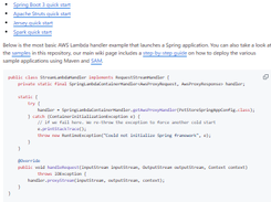 Serverless Java container Screenshot 1
