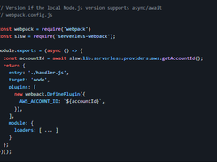 Serverless Webpack Screenshot 1