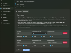 Step 2 - Set up the Accounts 