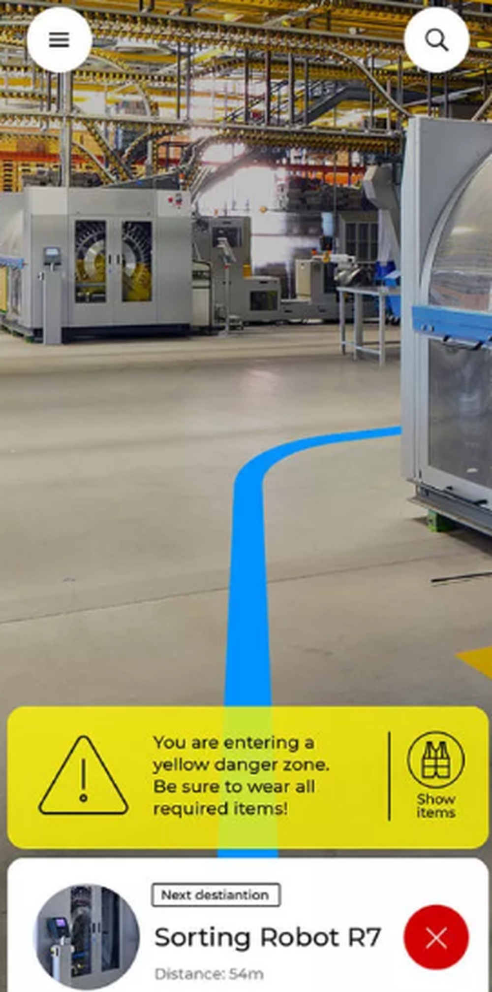 SERVICE AR Screenshot 1