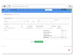 ServiceFusion-Inventory