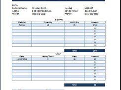 Customer Service Invoice Format