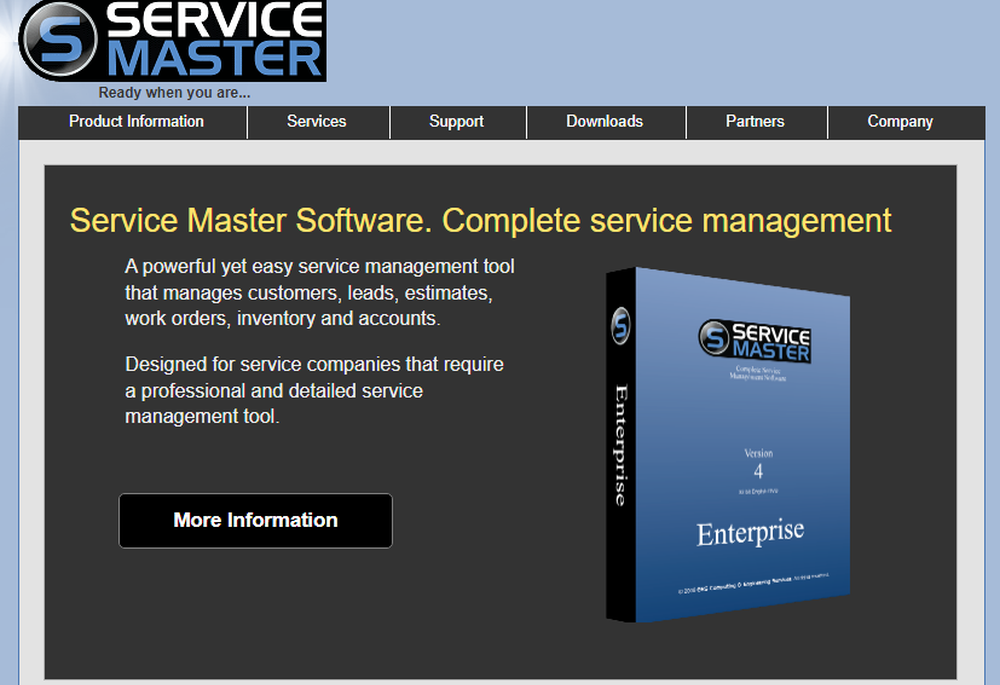 Service Master Screenshot 1