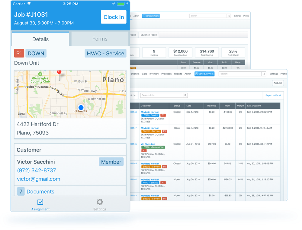 ServiceLine Screenshot 1