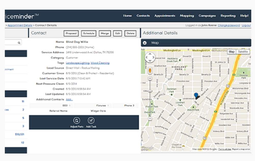 ServiceMinder Screenshot 1