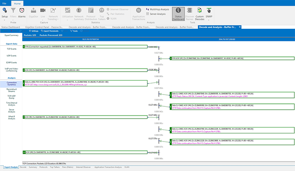 VIAVI Observer Platform Screenshot 1