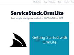 ServiceStack.OrmLite Screenshot 1