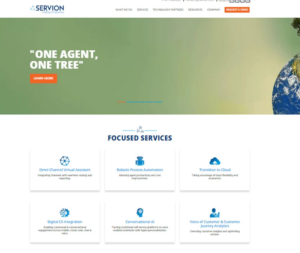 Servion Customer Engagement Hub Screenshot 1