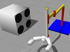 Added marker in world: A box with 4 black circles