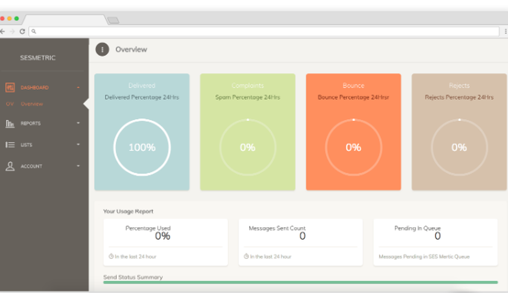 SES Metric Screenshot 1