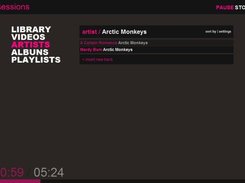 Artist page