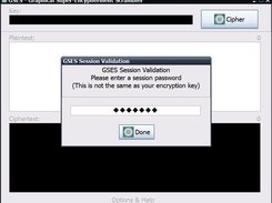 GSES start - requesting a session password