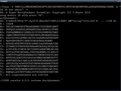 SES verson 6.0.0 verbose mode decryption