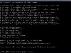 SES version 6.0.0 Options screen