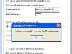 Set Lan IP Address Remotely Screenshot 5