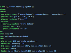 Setup PHP in GitHub Actions Screenshot 1