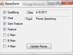 Manage Races